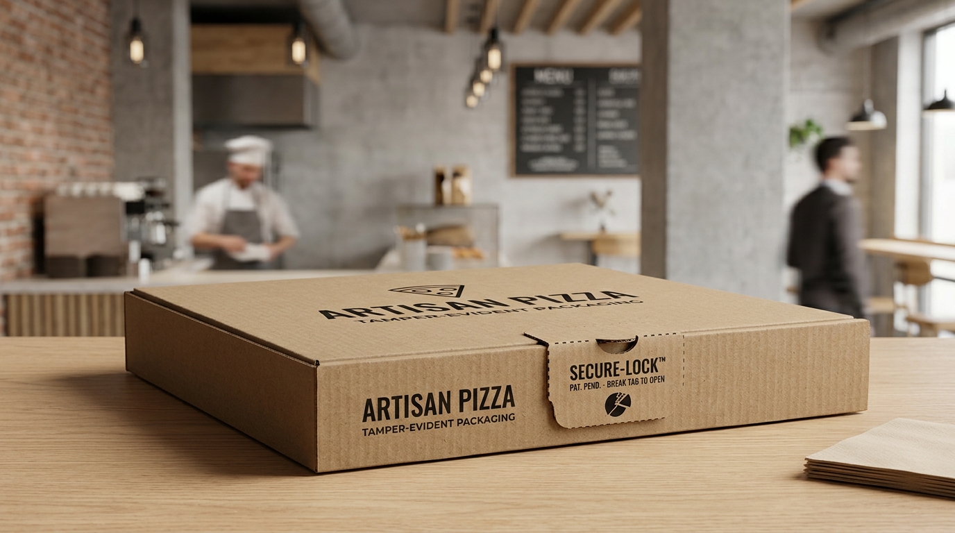 Emniyet Kilitli Pizza Kutusu ve Hijyen